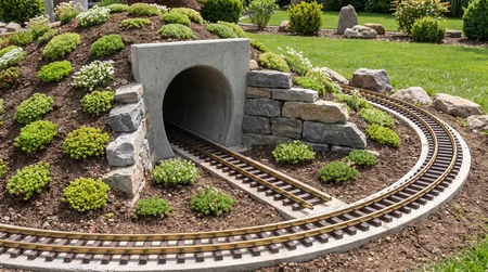 Wetterfester Tunnelbau für die Gartenbahn: So bauen Sie langlebige Bauwerke