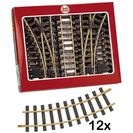 Bahnhof-Set 19902 mit Kreis 12x 11000 LGB