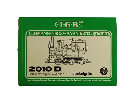 Aufkleber Dampflok Stainz Nr. 2 LGB 2010 D