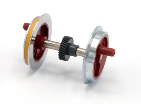 Radsatz langer Zapfen rot 20214-M014