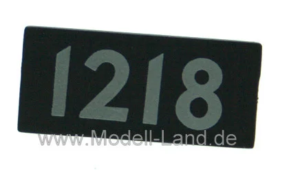 Nummerschild Dampflok UP LGB 20230-E003