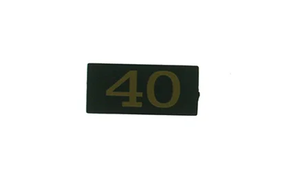 Nummernschild 40 UP Dampflok 70436-E003
