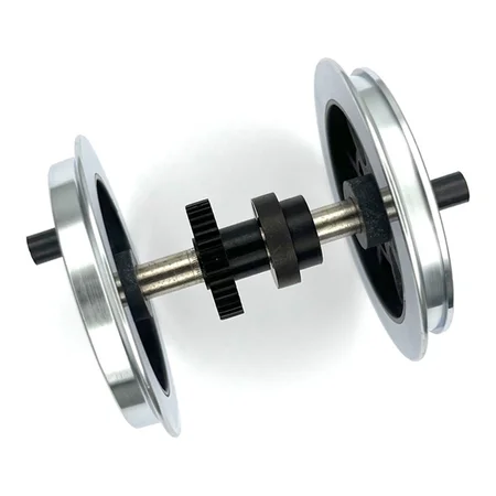 Radsatz ohne Einstich, kurzer Zapfen mit Soundmagnet für Spur-G LGB 20284-M030