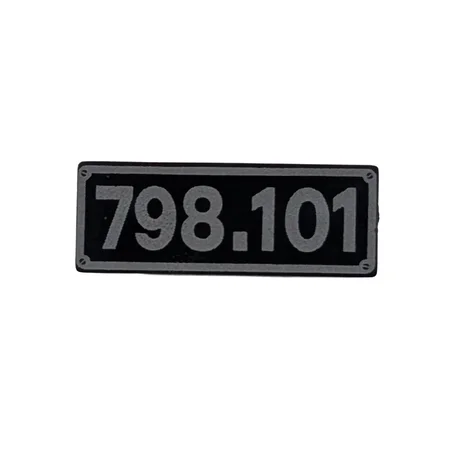 Nummerntafel bedruckt Nicki u. Frank S Dampflok LGB 21261-E016