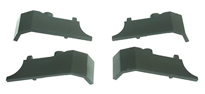 Schienenräumer-Set 4 teilig grau RhB E-lok Ge 4/4 LGB 28440-M017