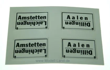 Zuglaufschild Personenwagen Einheitsw LGB 30070-E996