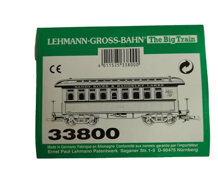 Aufkleber Personenwagen SR&RL LGB 33800