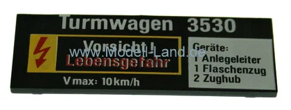 Schild 3530 Güterwagen Dienst LGB 35300-E105