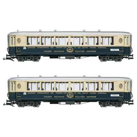 Personenwagen-Set 2 Golden Mountain Pullmann Express CIWL MOB LGB 36661