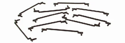10 Stk. Griffstange 40mm Güterwagen LGB 40350-E799
