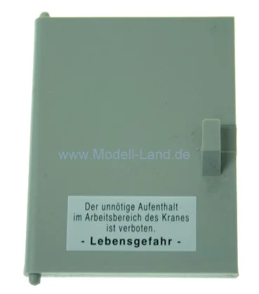 Tür grau Güterwagen Kranwagen LGB 40420-E127
