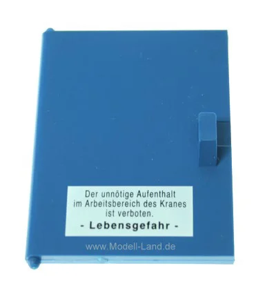 Tür blau Güterwagen Kranwagen LGB 40420-E227