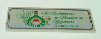 Faßschild Güterwagen Feld LGB 40470-E003