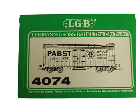 Aufkleber Güterwagen Kühlwagen Pabst Milwaukee LGB 4074