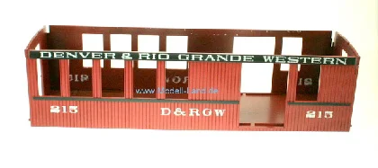 Wagenkasten DRGW Güterwagen Caboose LGB 40750-E031
