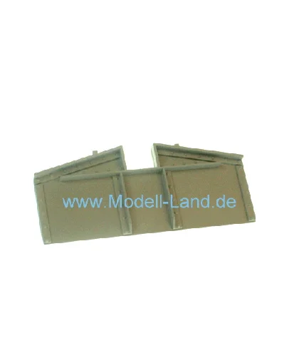 Stirnwand grau Güterwagen US Hopper LGB 40760-E616