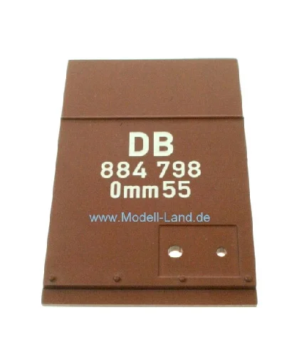 Wagentafel DB Güterwagen RhB LGB 40880-E907