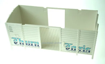 Wagenkasten Thurn weiß Güterwagen LGB 41260-E006