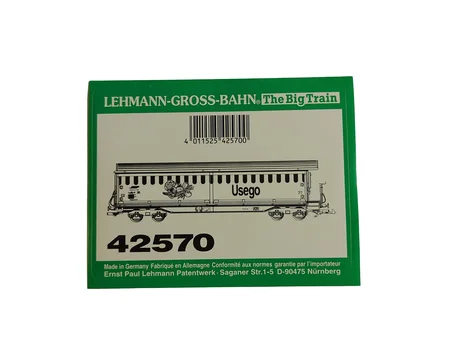 Aufkleber Güterwagen Schiebewandwagen Usego LGB 42570