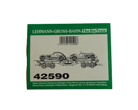 Aufkleber Güterwagen Autotransportwagen mit 2 Oldtimer LGB 42590