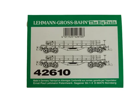 Aufkleber Güterwagen Niederbordwagen DR LGB 42610