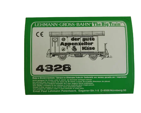 Aufkleber Güterwagen der gute Appenzeller Käse LGB 4328