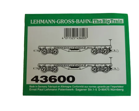 Aufkleber Güterwagen Flachwagen Pennsylvania LGB 43600