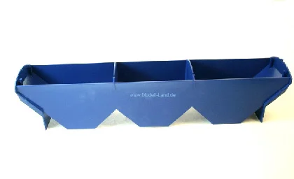 Wagenkasten blau Güterwagen US Hopper LGB 43823-E008