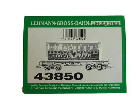 Aufkleber Güterwagen Klondike Goldrush LGB 43850