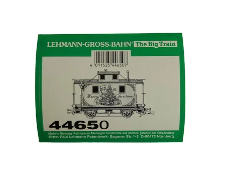 Aufkleber Güterwagen Weihnachten LGB 44650