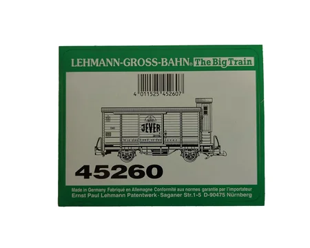 Aufkleber Güterwagen Bierwagen Jever LGB 45260