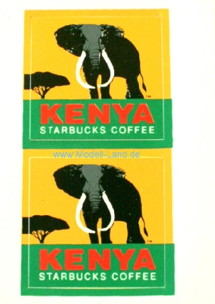 2 Stk Aufkleber Kenya Güterwagen US Car LGB 45670-E197
