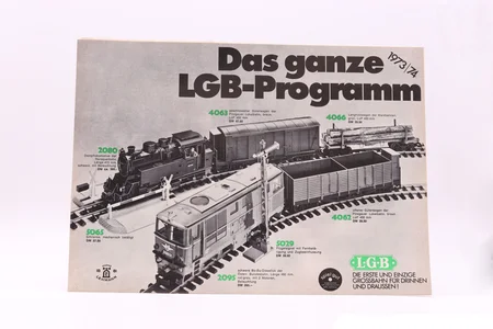 LGB Prospekt faltbar Sortiment 1973/1974 Spur G
