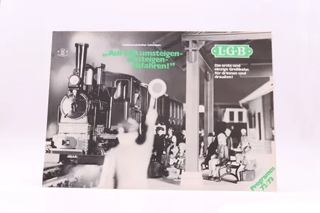 LGB Prospekt faltbar Sortiment 1972/1973 Spur G