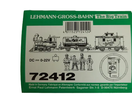 Aufkleber Dampflok Güterzug Lake George & Boulder Starter Set LGB 72412