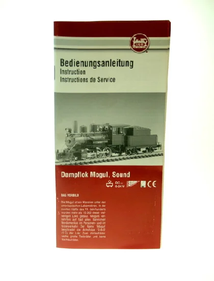 Bedienungsanleitung Mogul Dampflok LGB 80005-E004