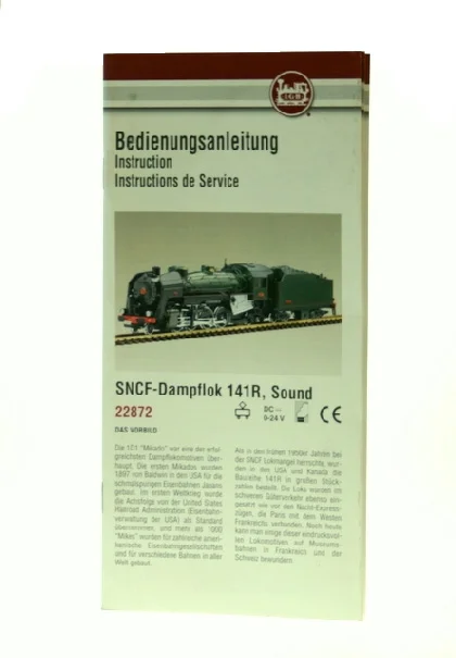 Bedienungsanleitung 22782 Dampflok LGB 80005-E021