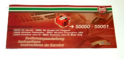 Bedienungsanleitung RC Sender Zubehör LGB 80006-E006