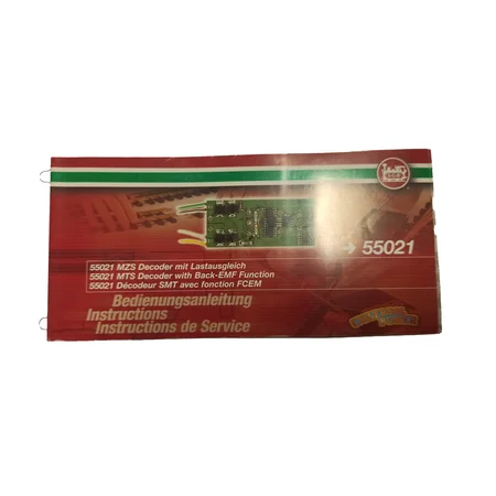 Bedienungsanleitung 55021 MSZ Decoder mit Lastausgleich Zubehör LGB 80004-E016