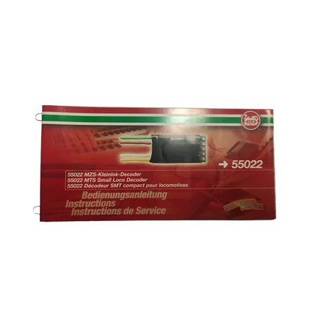 Bedienungsanleitung 55022 MSZ Kleinlok-Decoder Zubehör LGB 80004-E017