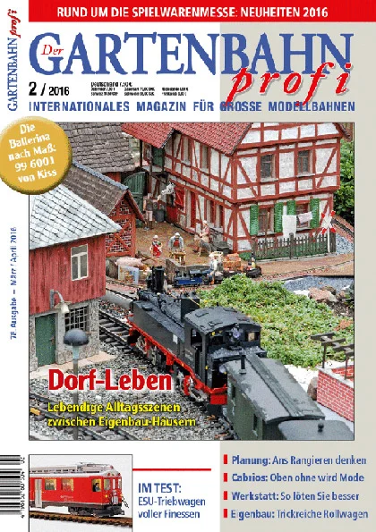 Gartenbahn Profi Ausgabe 2/2016
