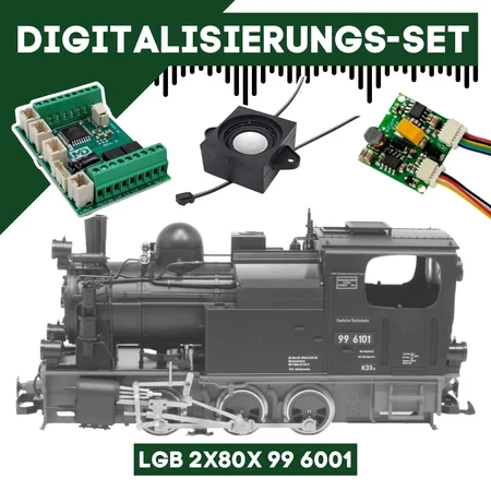 Digitalisierungsset für LGB 2x80x 99 6001 ML-Train 81609102