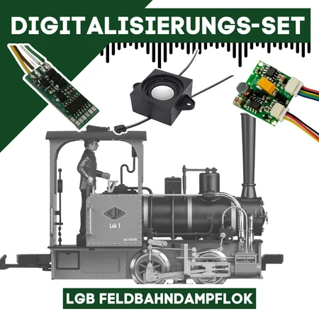 Digitalisierungsset für LGB Feldbahndampflok ML-Train 81609155