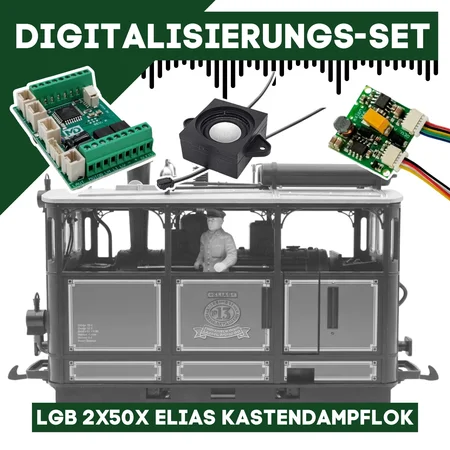 Digitalisierungsset für LGB 2x50x Elias Kastendampflok ML-Train 81609163