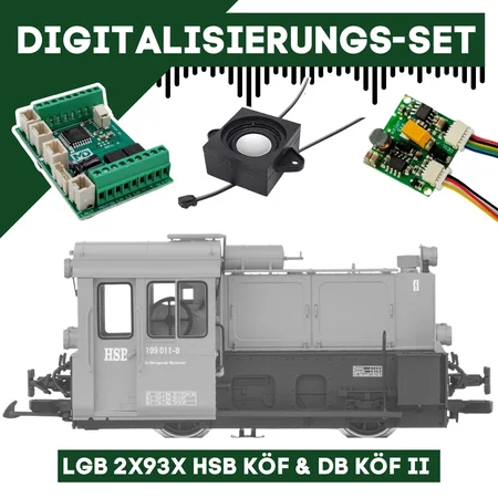 Digitalisierungsset für LGB 2x93x HSB KÖF & DB KÖF II ML-Train 81609258