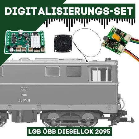 Digitalisierungsset für LGB ÖBB Diesellok 2095 ML-Train 81609260