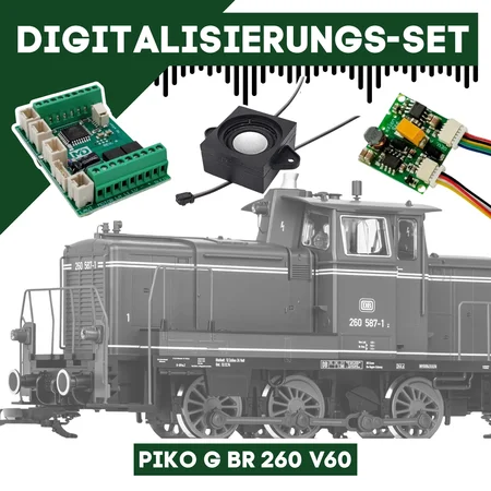 Digitalisierungsset für PIKO G BR 260 V60 ML-Train 81609264