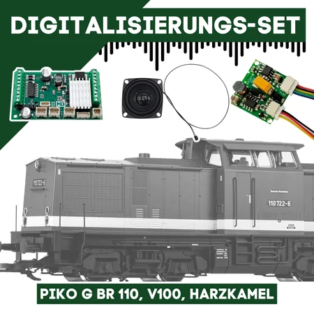 Digitalisierungsset für PIKO G BR 110, V100, Harzkamel ML-Train 81609265