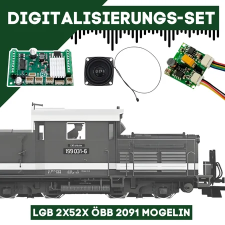Digitalisierungsset für LGB 2x52x ÖBB 2091 Mogelin ML-Train 81609269