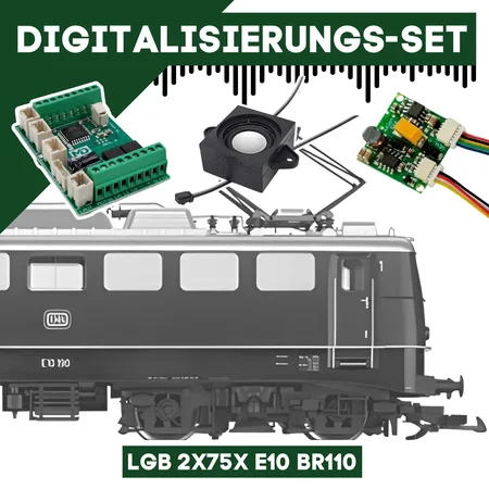 Digitalisierungsset für LGB 2x75x E10 BR110 ML-Train 81609279